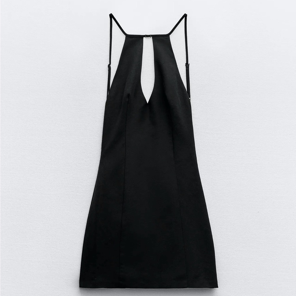Zara Black Backless Dress